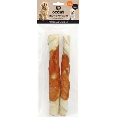 Ozami Chewing Stick With Chicken 25cm 200g Ozami Chewing Stick With Chicken 25cm 200g
