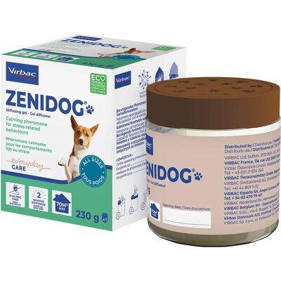 Virbac Zenidog Calming Pheromone Gel Diffuser for Dogs 230 g Virbac Zenidog Calming Pheromone Gel Diffuser for Dogs 230 g
