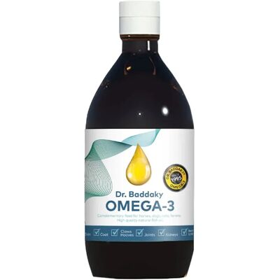 Dr. Baddaky Omega-3 Fiskolja 500 ml Dr. Baddaky Omega-3 Fiskolja 500 ml