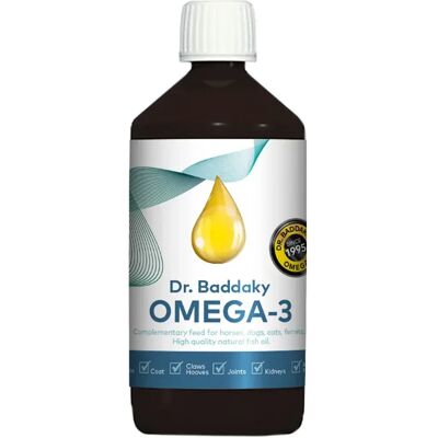 Dr. Baddaky Omega-3 Fiskolja 1000 ml Dr. Baddaky Omega-3 Fiskolja 1000 ml