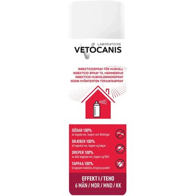 Vetocanis Insecticid spray för hushåll 250 ml Vetocanis Insecticid spray för hushåll 250 ml