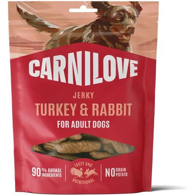 Carnilove Dog Jerky Turkey & Rabbit 100 g Carnilove Dog Jerky Turkey & Rabbit 100 g