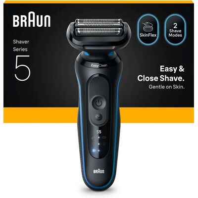Braun Series 5 Elektrisk Rakapparat 52-B1000S Blå Braun Series 5 Elektrisk Rakapparat 52-B1000S Blå