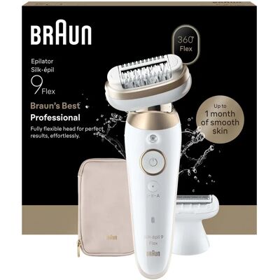 Braun Silk-épil 9 Flex Wet & Dry Epilator 9-030 3D Guld Braun Silk-épil 9 Flex Wet & Dry Epilator 9-030 3D Guld