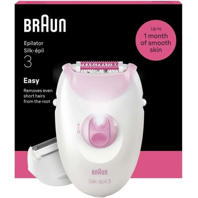 Braun Silk-épil 3 Epilator 3-031 Rosa Braun Silk-épil 3 Epilator 3-031 Rosa