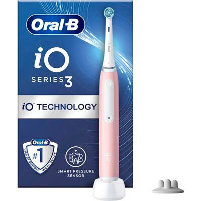 Oral-B iO Series 3 Elektrisk Tandborste - Rosa Oral-B iO Series 3 Elektrisk Tandborste - Rosa