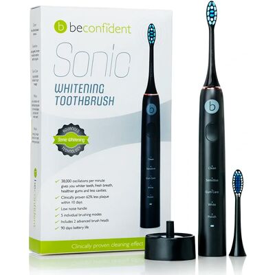 Beconfident Sonic Whitening Tandborste Svart/Roseguld 1 st Beconfident Sonic Whitening Tandborste Svart/Roseguld 1 st