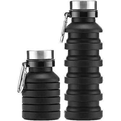 Millu Vikbar Vattenflaska Mörkgrå 550 ml Millu Vikbar Vattenflaska Mörkgrå 550 ml