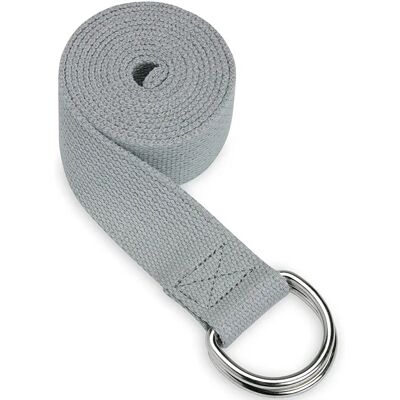 Gaiam Yoga Strap Grey Gaiam Yoga Strap Grey