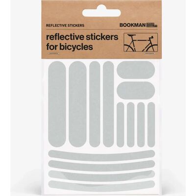 Bookman Reflective Stickers Strips White Bookman Reflective Stickers Strips White