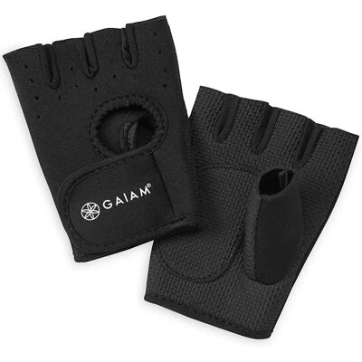 Gaiam Fitness Glove Black-Black S/M Gaiam Fitness Glove Black-Black S/M