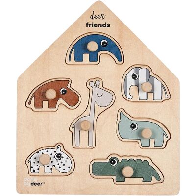 Done by Deer Peg puzzle Deer friends Colour mix Done by Deer Peg puzzle Deer friends Colour mix