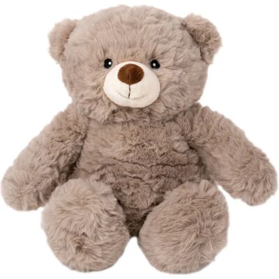 Teddykompaniet Teddy Heaters Teddybjörn med vågig päls Gråbrun Teddykompaniet Teddy Heaters Teddybjörn med vågig päls Gråbrun