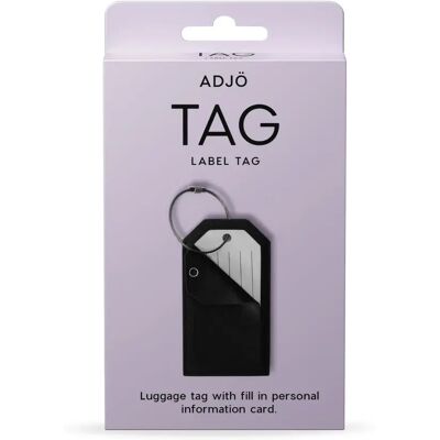 ADJÖ TAG Luggage tag Black ADJÖ TAG Luggage tag Black