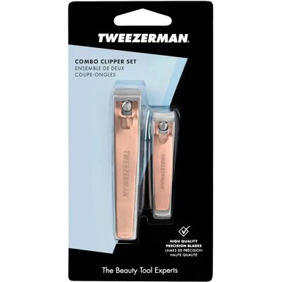 Tweezerman Retail Combo Clipper Set Rose Gold Tweezerman Retail Combo Clipper Set Rose Gold