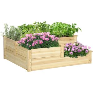 Tildasstore Odlingslåda 3 nivåer 108x88x36 cm