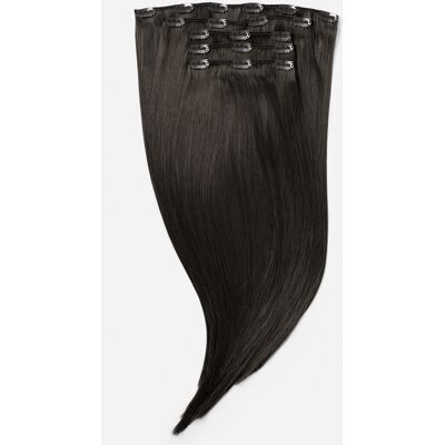 Rapunzel of Sweden Vegan Clip-ins 50 cm Black/Brown Rapunzel of Sweden Vegan Clip-ins 50 cm Black/Brown