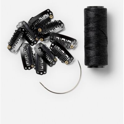 Rapunzel of Sweden DIY - Clip-ins Kit Black Rapunzel of Sweden DIY - Clip-ins Kit Black