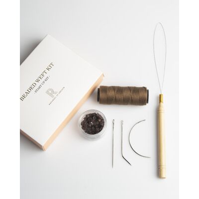 Rapunzel of Sweden Beaded Weft Refill Kit Brown Rapunzel of Sweden Beaded Weft Refill Kit Brown