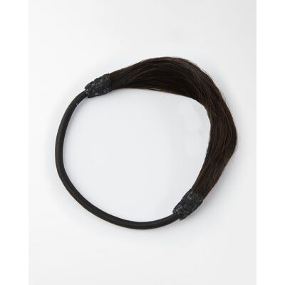 Rapunzel of Sweden Hair Covered Hair Tie Black/Brown Rapunzel of Sweden Hair Covered Hair Tie Black/Brown