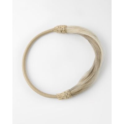 Rapunzel of Sweden Hair Covered Hair Tie Blonde/Grey/White Rapunzel of Sweden Hair Covered Hair Tie Blonde/Grey/White