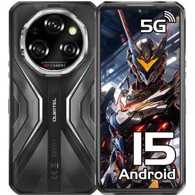 OUKITEL WP55 5G Tålig Telefon Olåst 5G-36GB+256GB/TF 2TB Android 15 Tålig Smartphone, 11000mAh/33W, 6.6 FHD+120HZ, 108MP, IP68/5G Dubbel SIM NFC/OTG svart OUKITEL WP55 5G Tålig Telefon Olåst 5G-36GB+256GB/TF 2TB Android 15 Tålig Smartphone, 11000mAh/33W, 6.6 FHD+120HZ, 108MP, IP68/5G Dubbel SIM NFC/OTG svart