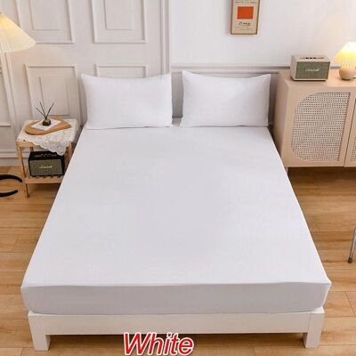 idealife Ny ankomst 15 färger elastiskt dra-på-lakan 12 tum djupa fickor borstad mikrofiber madrasskydd set enkelsäng dubbelsäng queensize kingsize 180*200+30cm vit idealife Ny ankomst 15 färger elastiskt dra-på-lakan 12 tum djupa fickor borstad mikrofiber madrasskydd set enkelsäng dubbelsäng queensize kingsize 180*200+30cm vit