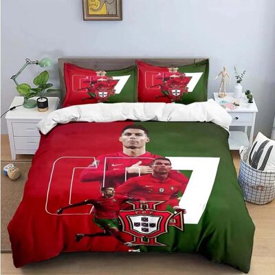 Textilien Cristiano Ronaldo-o Bäddset Påslakanset Enkel Dubbelsäng King size Bäddset Vuxen pojkar Sovrum Påslakan Örngott AU Single140x210cm Textilien Cristiano Ronaldo-o Bäddset Påslakanset Enkel Dubbelsäng King size Bäddset Vuxen pojkar Sovrum Påslakan Örngott AU Single140x210cm
