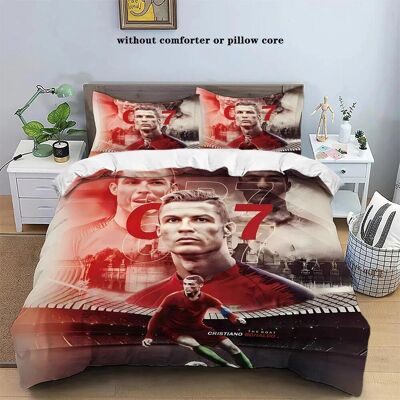 Textilien Cristiano Ronaldo-o Bäddset Påslakanset Enkel Dubbelsäng King size Bäddset Vuxen pojkar Sovrum Påslakan Örngott US King259x229cm Textilien Cristiano Ronaldo-o Bäddset Påslakanset Enkel Dubbelsäng King size Bäddset Vuxen pojkar Sovrum Påslakan Örngott US King259x229cm