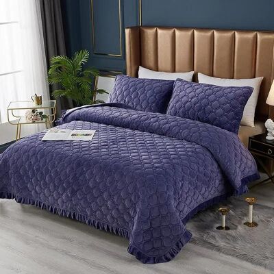 Super Six Förtjockat överkast enfärgat kristallvelour sängöverkast bomullsvadderat quiltat halkfritt lakan filt barn queen sängkläder 200x230cm 1pc Super Six Förtjockat överkast enfärgat kristallvelour sängöverkast bomullsvadderat quiltat halkfritt lakan filt barn queen sängkläder 200x230cm 1pc