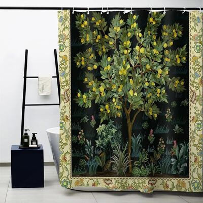 Baifenbai Home Furnishing William Morris Duschdraperi, Grönt Duschdraperiset för Badrum Kraftigt Tyg Dekorativt Badrumsdraperi Tvättbart Draperi W120xH180cm Baifenbai Home Furnishing William Morris Duschdraperi, Grönt Duschdraperiset för Badrum Kraftigt Tyg Dekorativt Badrumsdraperi Tvättbart Draperi W120xH180cm