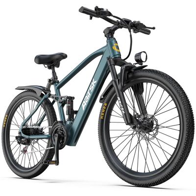 Aairsk 26 Elcykel för Vuxna, 250W Motor 36V 13Ah Batteri, 21-växlad E-Mountainbike NFC-upplåsning blå Aairsk 26 Elcykel för Vuxna, 250W Motor 36V 13Ah Batteri, 21-växlad E-Mountainbike NFC-upplåsning blå