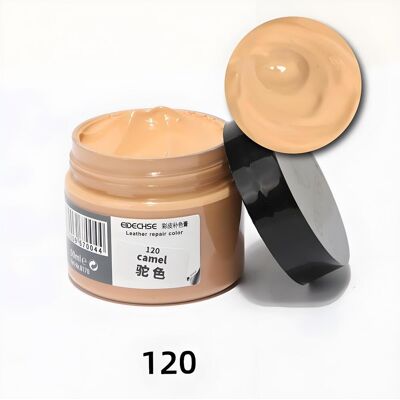 YJMP 50 ml läderreparation krämfyllmedel läderrestaurering för sko Bilsäte soffkappor Hål Repa Spricka Återställ Reparationsfärg kamel YJMP 50 ml läderreparation krämfyllmedel läderrestaurering för sko Bilsäte soffkappor Hål Repa Spricka Återställ Reparationsfärg kamel