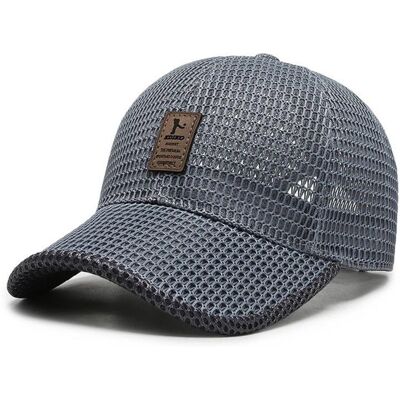 Mango Event Sommar Cool Baseballkeps med nät som andas Kvinnor Män UV-skydd Utomhus Ridning Fiske Tennis Golfkepsar Mode Sport Hatt grå Mango Event Sommar Cool Baseballkeps med nät som andas Kvinnor Män UV-skydd Utomhus Ridning Fiske Tennis Golfkepsar Mode Sport Hatt grå