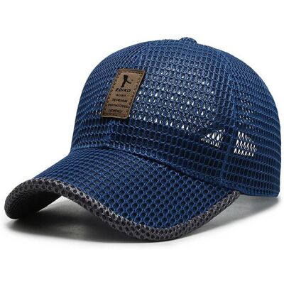 Mango Event Sommar Cool Baseballkeps med nät som andas Kvinnor Män UV-skydd Utomhus Ridning Fiske Tennis Golfkepsar Mode Sport Hatt marinblå färg Mango Event Sommar Cool Baseballkeps med nät som andas Kvinnor Män UV-skydd Utomhus Ridning Fiske Tennis Golfkepsar Mode Sport Hatt marinblå färg