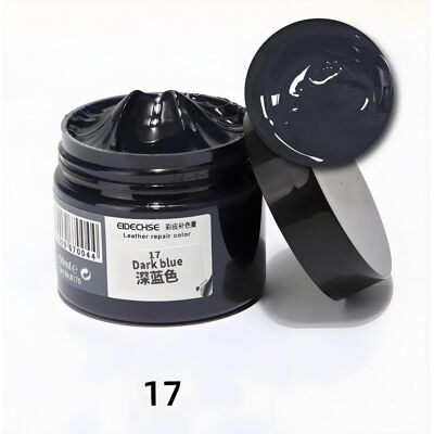 YJMP 50 ml läderreparation krämfyllmedel läderrestaurering för sko Bilsäte soffkappor Hål Repa Spricka Återställ Reparationsfärg blå YJMP 50 ml läderreparation krämfyllmedel läderrestaurering för sko Bilsäte soffkappor Hål Repa Spricka Återställ Reparationsfärg blå