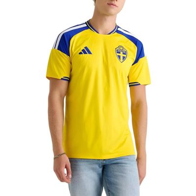 Adidas Sverige 26 Hemmatröja Gul Herr Toppar JM5814 2XL Adidas Sverige 26 Hemmatröja Gul Herr Toppar JM5814 2XL