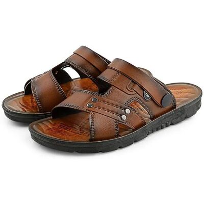 WTEMPO Sommarsandaler Strandmode Andningssandaler Mjuk sula för män Sandaler Tofflor herrsandaler 40/41 brun WTEMPO Sommarsandaler Strandmode Andningssandaler Mjuk sula för män Sandaler Tofflor herrsandaler 40/41 brun
