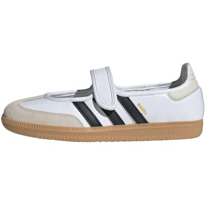 adidas Samba Jane Vit Svart Tuggummi Dam Sneakers Skor-Vit Aluminiumoxid Kärna-Svart JR1402 39⅓ adidas Samba Jane Vit Svart Tuggummi Dam Sneakers Skor-Vit Aluminiumoxid Kärna-Svart JR1402 39⅓