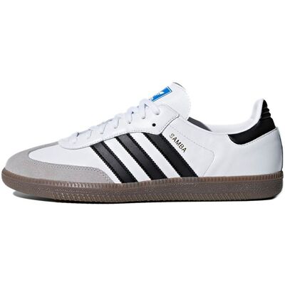 adidas Samba OG Vit Svart Gummi Unisex Sneakers Molnvit Kärnsvart B75806 40 adidas Samba OG Vit Svart Gummi Unisex Sneakers Molnvit Kärnsvart B75806 40