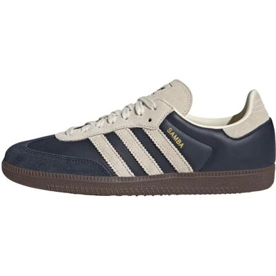 adidas Samba OG Aurora Ink Cream Unisex Sneakers Blå Krämvit Gummi JI3217 43⅓ adidas Samba OG Aurora Ink Cream Unisex Sneakers Blå Krämvit Gummi JI3217 43⅓