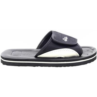 PDQ Mens Surfer Touch Fastening Beach Mule Pool Skor 41 EUR grå/svart PDQ Mens Surfer Touch Fastening Beach Mule Pool Skor 41 EUR grå/svart