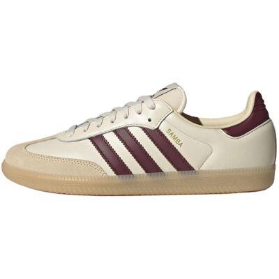 adidas Samba OG Wonder White Shadow Red Gum Herr Sneakers Cream JS3830 36 adidas Samba OG Wonder White Shadow Red Gum Herr Sneakers Cream JS3830 36