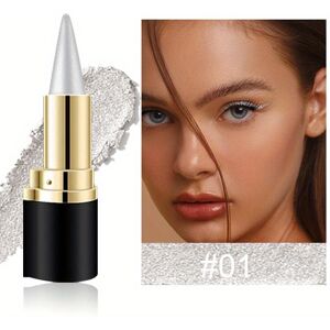 MLSMILE Svart Silver Grå Brun Gel Eyeliner Penna Eye Svart ansiktsmålarstift Makeup Vattentät Eyeliner Penna verktyg för att avgränsa ögon 01