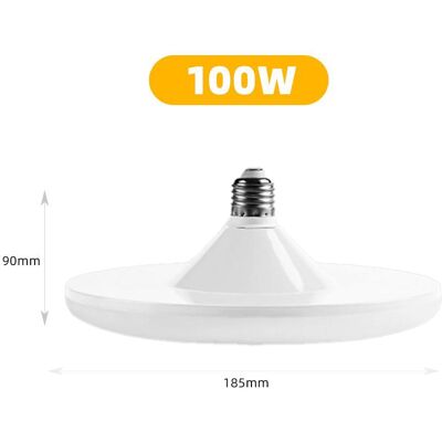 Meiteai-Home E27 20W/30W/40W/60W/100W Led-ljus Superljusstarka UFO-lampa Energibesparande taklampor för rummet Hembelysning Glödlampa 100W Meiteai-Home E27 20W/30W/40W/60W/100W Led-ljus Superljusstarka UFO-lampa Energibesparande taklampor för rummet Hembelysning Glödlampa 100W