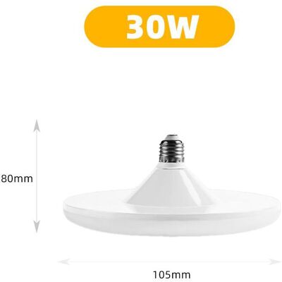 Meiteai-Home E27 20W/30W/40W/60W/100W Led-ljus Superljusstarka UFO-lampa Energibesparande taklampor för rummet Hembelysning Glödlampa 30W Meiteai-Home E27 20W/30W/40W/60W/100W Led-ljus Superljusstarka UFO-lampa Energibesparande taklampor för rummet Hembelysning Glödlampa 30W