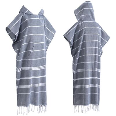 Textilien Turkisk Bärbar Strandhandduk Sandtät Bomull Stor Surfponcho Med Huva Våtdräkt Ombyteshandduk Snabbtorkande Sandtät Badrock 75x100cm&1pc mörkgrå färg Textilien Turkisk Bärbar Strandhandduk Sandtät Bomull Stor Surfponcho Med Huva Våtdräkt Ombyteshandduk Snabbtorkande Sandtät Badrock 75x100cm&1pc mörkgrå färg