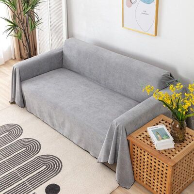 onlyly Vattentät sofföverdrag Filt mångsidigt möbelöverdrag i enfärgad slitstarkt tyg Dammtätt Anti-repor Hem Vardagsrumsinredning 180x90cm grå onlyly Vattentät sofföverdrag Filt mångsidigt möbelöverdrag i enfärgad slitstarkt tyg Dammtätt Anti-repor Hem Vardagsrumsinredning 180x90cm grå