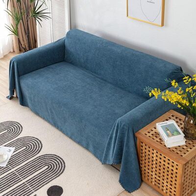 onlyly Vattentät sofföverdrag Filt mångsidigt möbelöverdrag i enfärgad slitstarkt tyg Dammtätt Anti-repor Hem Vardagsrumsinredning 180x130cm mörkblå onlyly Vattentät sofföverdrag Filt mångsidigt möbelöverdrag i enfärgad slitstarkt tyg Dammtätt Anti-repor Hem Vardagsrumsinredning 180x130cm mörkblå