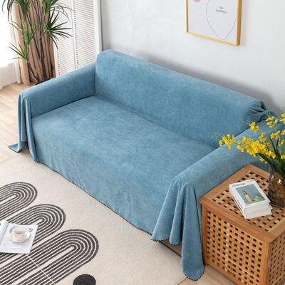 onlyly Vattentät sofföverdrag Filt mångsidigt möbelöverdrag i enfärgad slitstarkt tyg Dammtätt Anti-repor Hem Vardagsrumsinredning 180x90cm sjöblå färg onlyly Vattentät sofföverdrag Filt mångsidigt möbelöverdrag i enfärgad slitstarkt tyg Dammtätt Anti-repor Hem Vardagsrumsinredning 180x90cm sjöblå färg